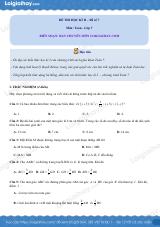 Đề thi học kì 2 Toán 7 - Đề số 7